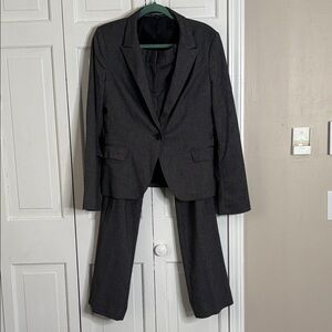Express Charcoal Women's Blazer and Pants Suit